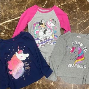 Unicorn long sleeve tee bundle